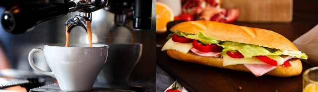 Παραγωγή καφέ και σνακς